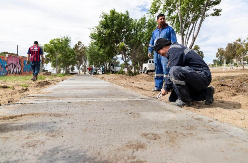 Avanza a paso firme la obra del Parque de la Ciudad