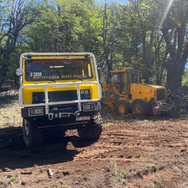 El Gobierno del Chubut controló el incendio forestal en la zona de Río Pico