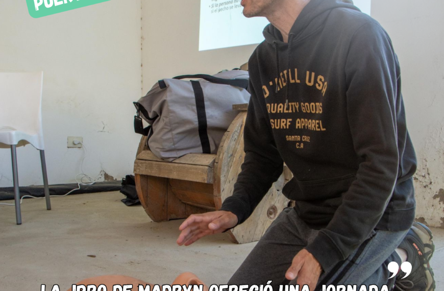 La JPRO de Madryn ofreció una jornada de capacitación de RCP