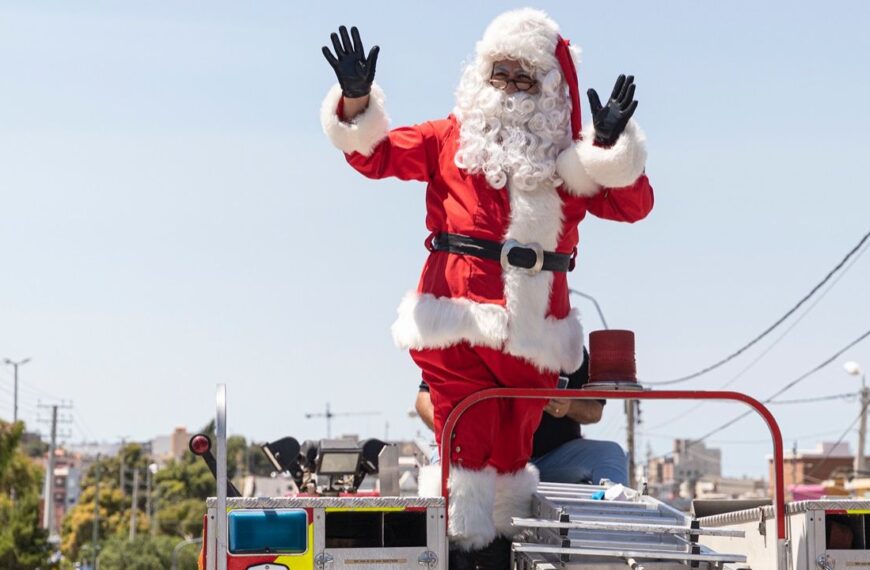 Papanoel en los barrios. Mirá el cronograma