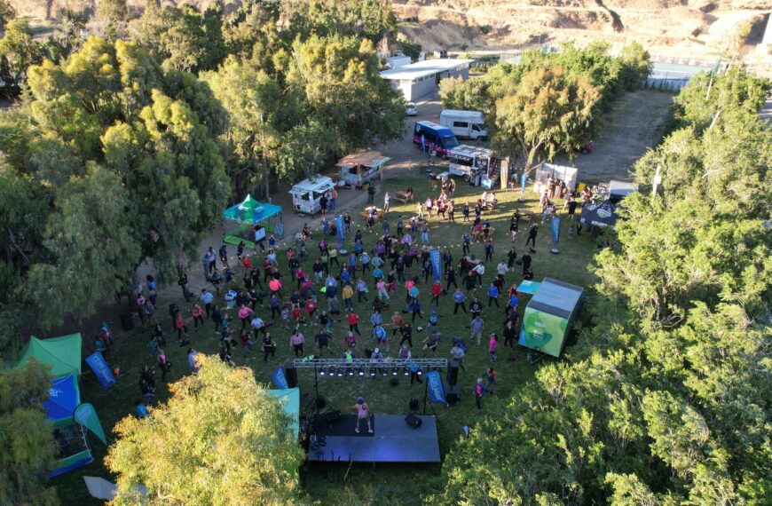Rada y Comodoro: Exitoso trekking de la luna