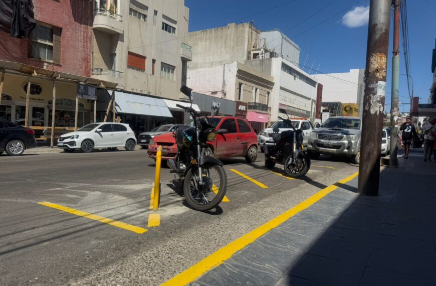 Comodoro sigue sumando estacionamiento para motos