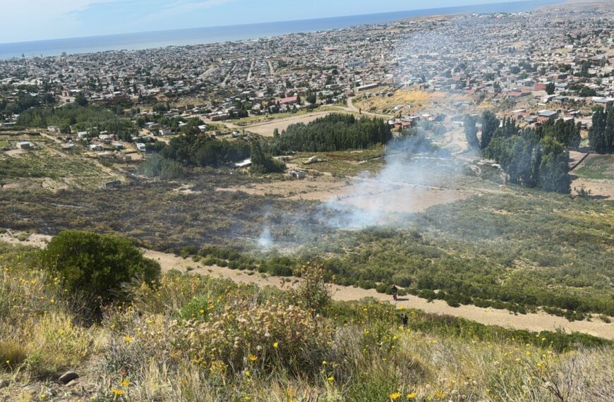 Comodoro lleva más de 50 incendios de pastizales desde navidad