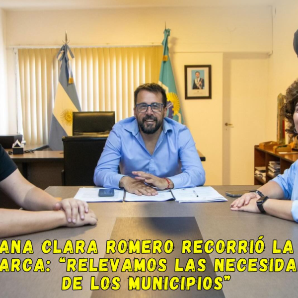 Ana Clara Romero recorrió la Comarca: “Relevamos las necesidades de los municipios”