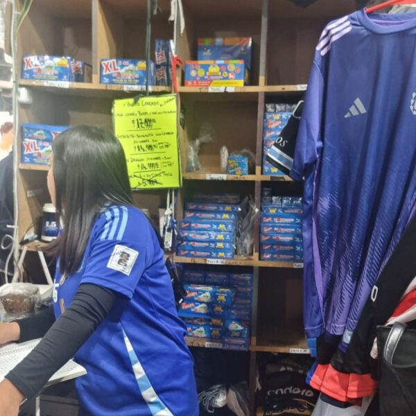 Decomiso de pirotecnia en la Feria Persa