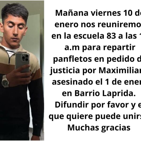 Justicia por Maxi: un grito que no calla