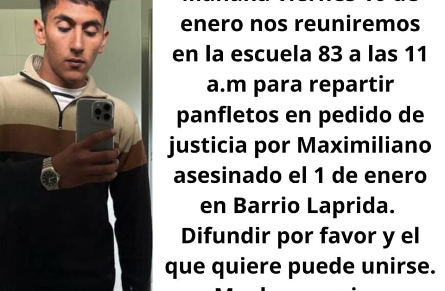 Justicia por Maxi: un grito que no calla