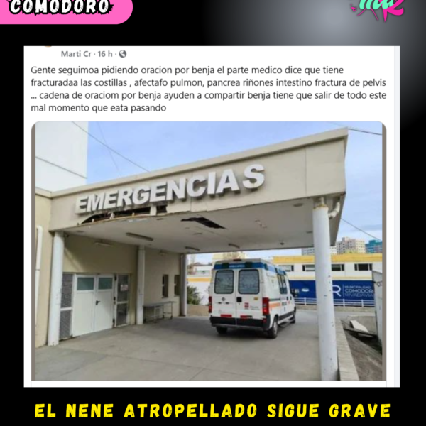 Comodoro: El nene atropellado sigue en estado critico