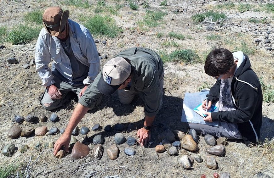 Nuevos hallazgos arqueológicos del CENPAT en la zona de los lagos Musters y Colhué Huapi