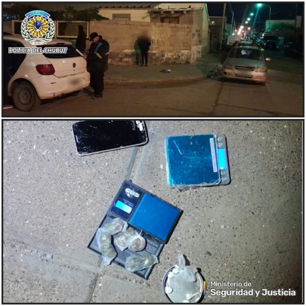 Intentaron esconderse en un auto y la Policía les encontró droga