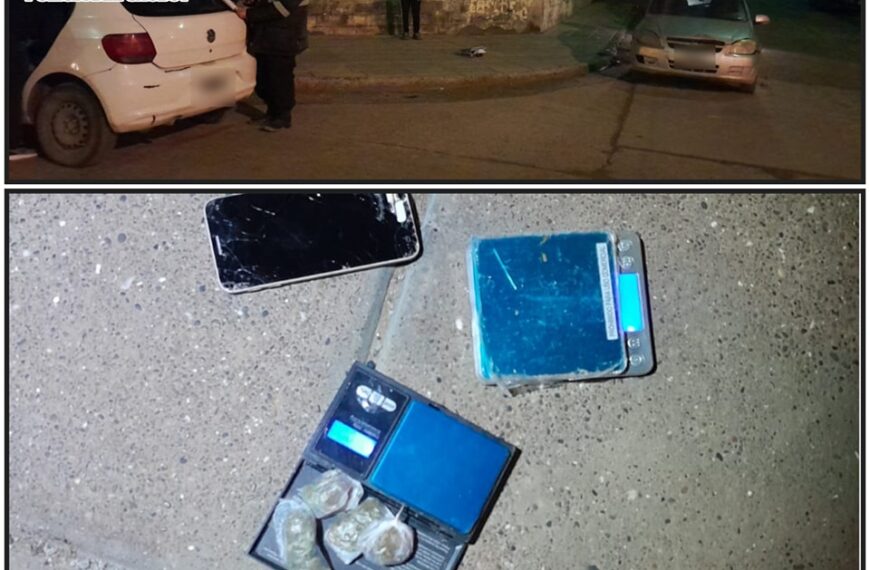 Intentaron esconderse en un auto y la Policía les encontró droga