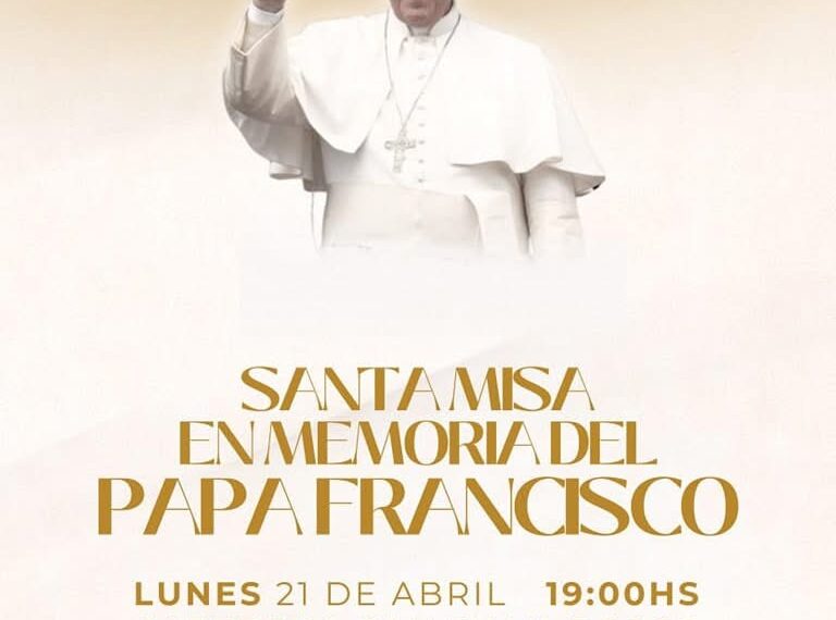 En Comodoro habrá misa por el Papa Francisco