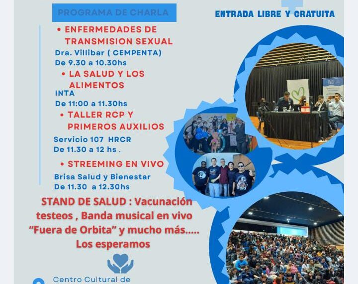 Feria Integradora de Salud: una jornada con charlas, prevención y espectáculos en Comodoro