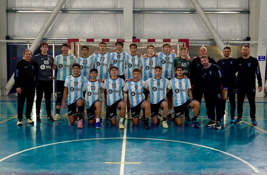 Preselección junior de handball de Argentina esta en Comodoro pensando en el Mundial de Polonia
