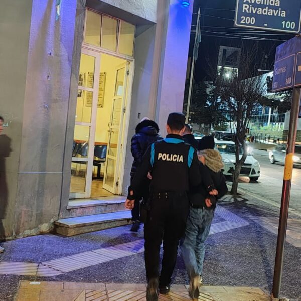 Destrozaron un inodoro en un baño público y terminaron detenidos