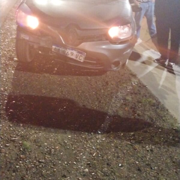 Conductor alcoholizado despistó en el camino Centenario