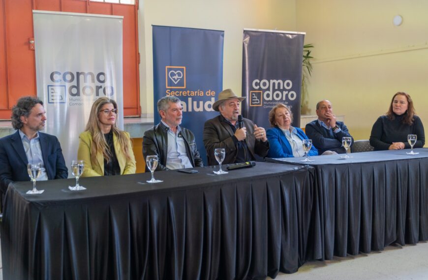Con amplio acompañamiento institucional Comodoro Rivadavia presentó el Distrito de Salud