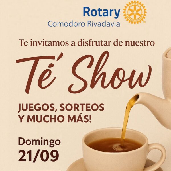 El Rotary Club invita a su tradicional Gran Té Show solidario