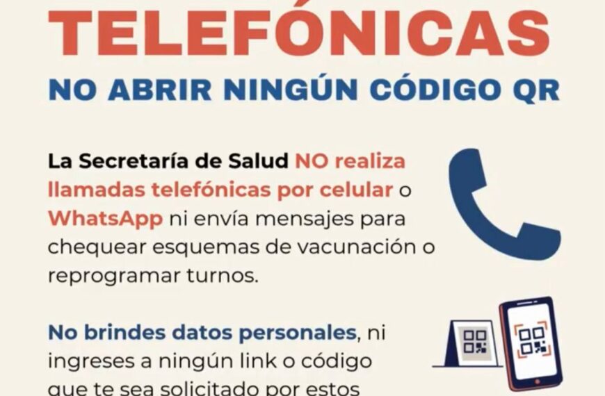 Alerta en Comodoro por estafas telefónicas vinculadas a turnos de vacunación