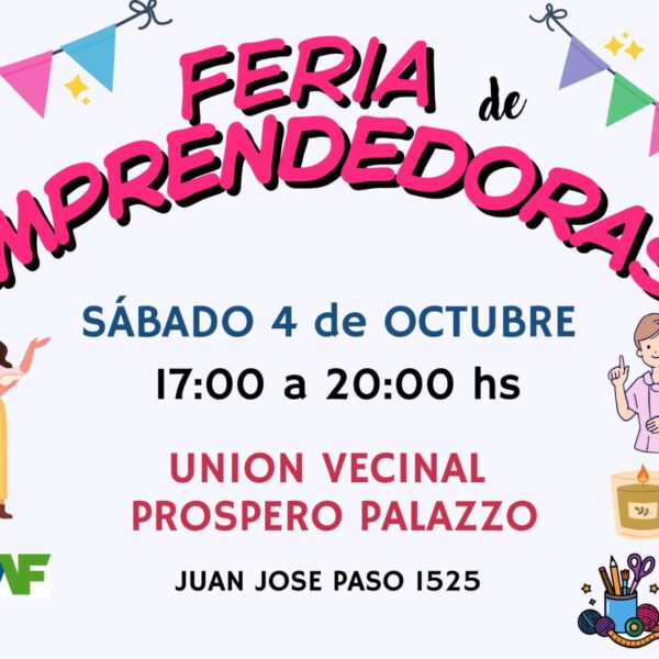 Emprendedores locales exhiben sus productos en la Casa de la Esperanza