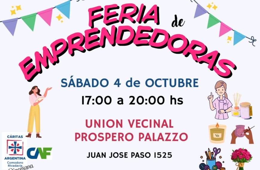 Emprendedores locales exhiben sus productos en la Casa de la Esperanza