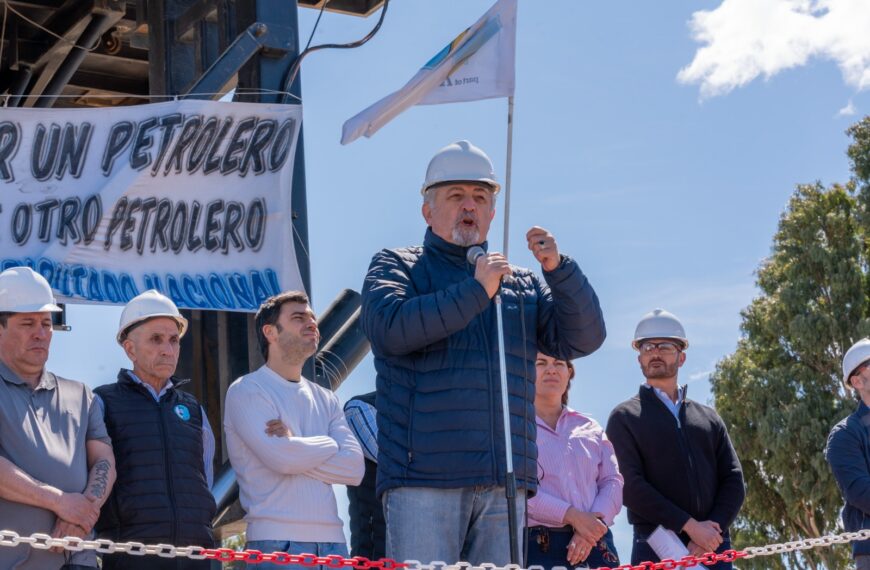 Othar acompañó el anuncio del Primer Pozo No Convencional del Plan Piloto y Recuperación Terciaria en Cerro Dragón