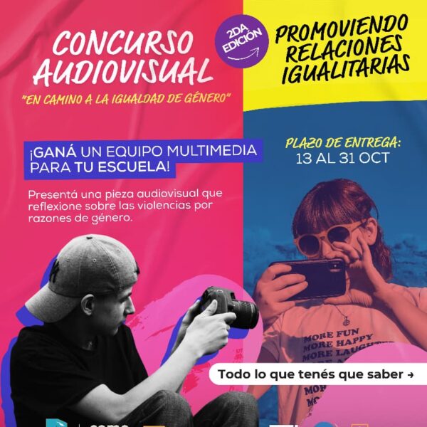 Convocatoria a la 2° edición del concurso audiovisual municipal sobre igualdad y violencias de género