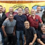 Luque se reunió con taxistas…