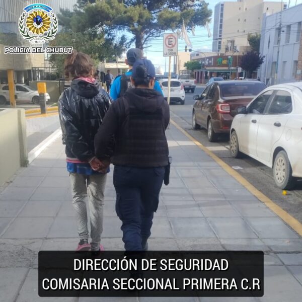 Detuvieron a una mujer con pedido de captura durante un control en el centro de Comodoro