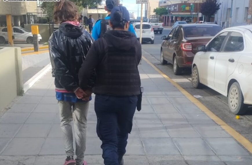 Detuvieron a una mujer con…