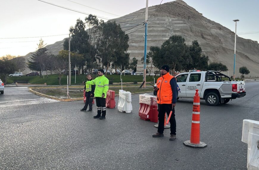 Comodoro y la región: se activaron cortes preventivos en las rutas por el temporal de viento