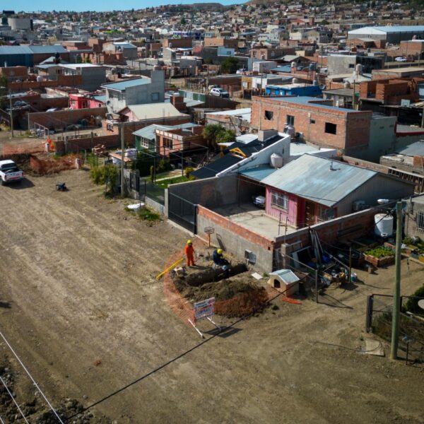 El Municipio avanza con la obra de gas en el barrio Cordón Forestal