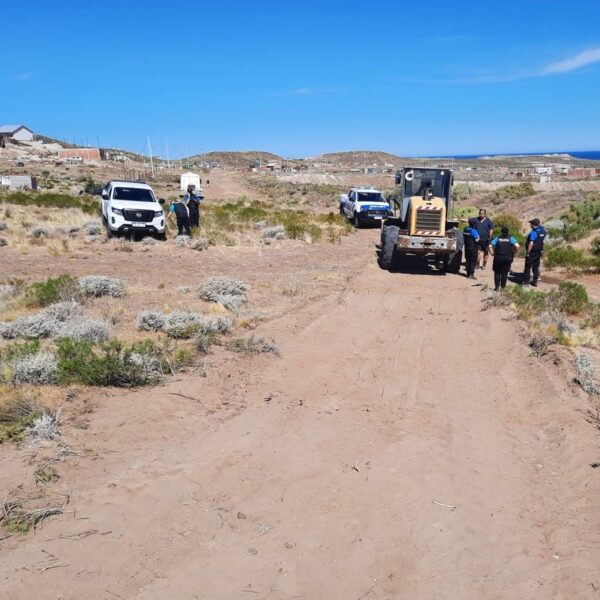 El Municipio intervino ante un intento de usurpación y daño ambiental en zona del Faro