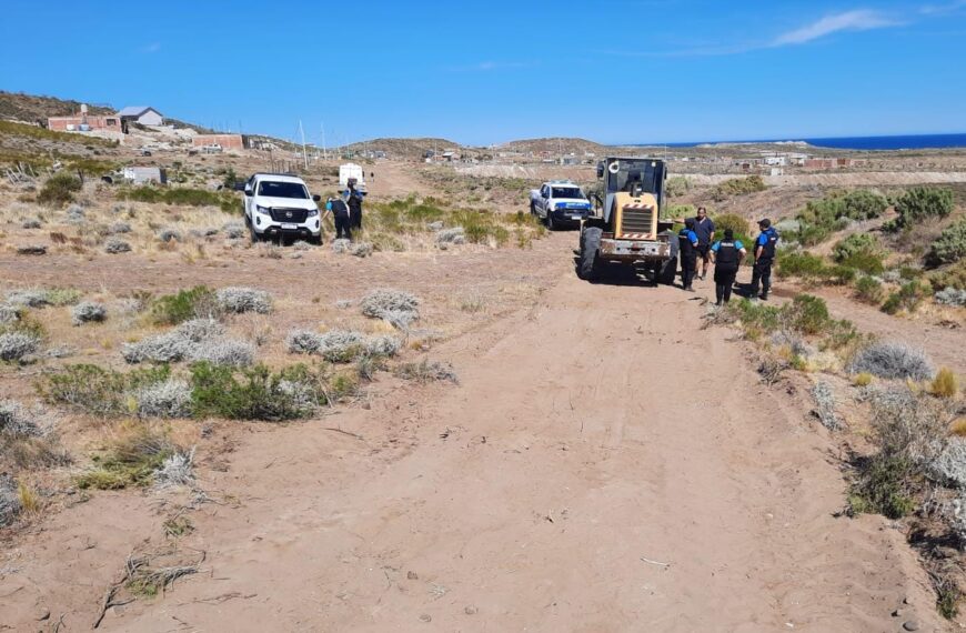 El Municipio intervino ante un intento de usurpación y daño ambiental en zona del Faro