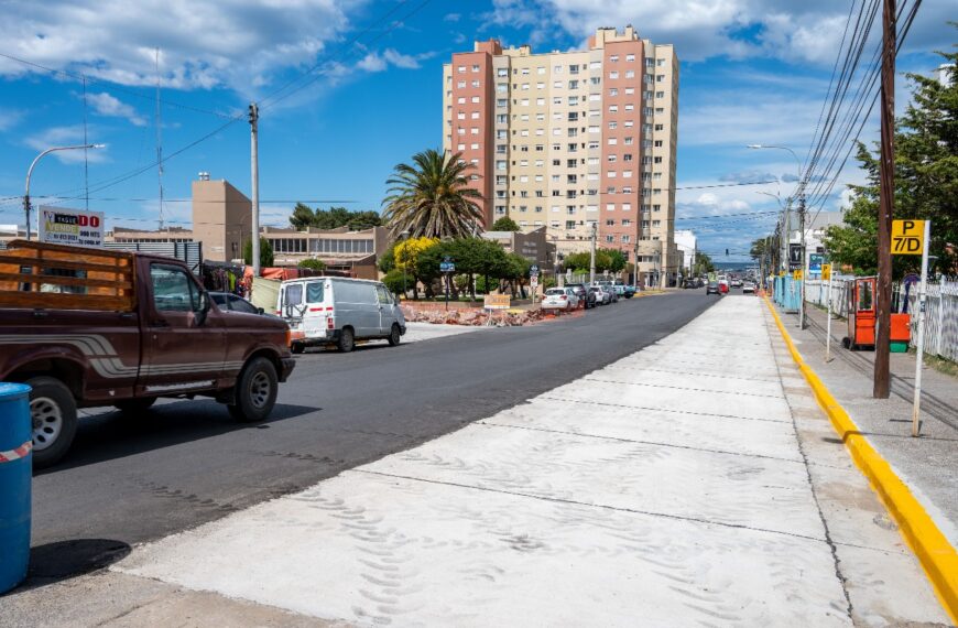 Se habilitó la calle 25 de Mayo tras el reacondicionamiento integral de la calzada