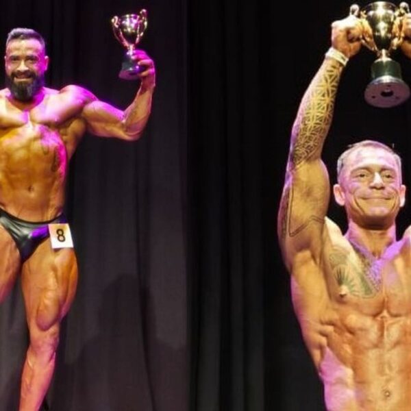 Dos comodorenses quedaron en lo más alto del podio en el Campeonato “Comodoro Muscleshow”