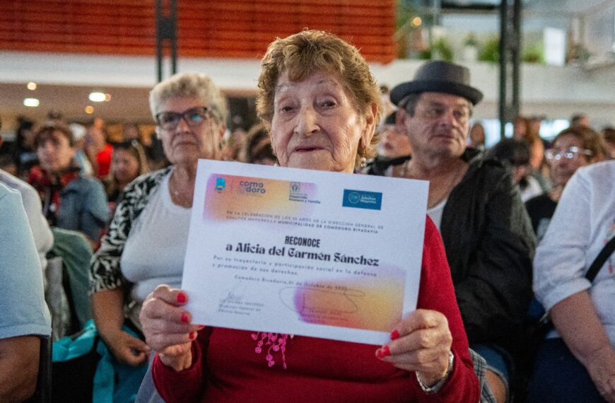 Adultos Mayores municipal, celebró el encuentro + 90 “Longevidad, participación y legado”