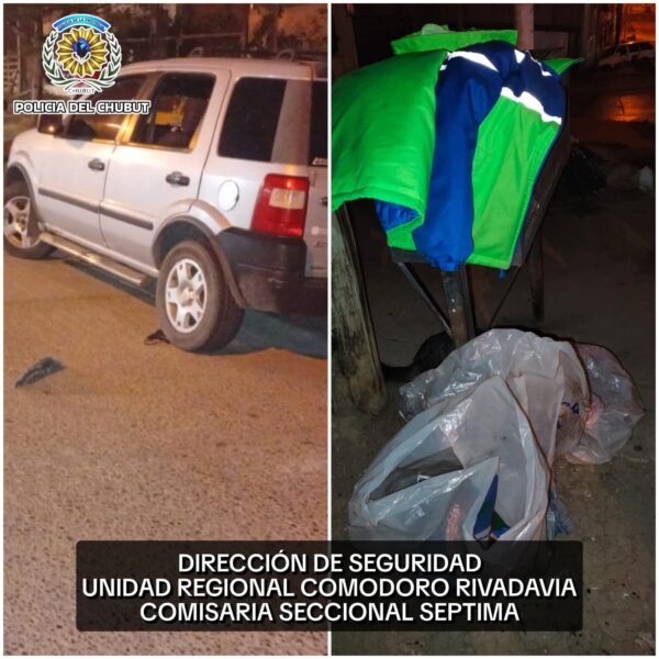 Robó pertenencias de un auto y sufrió convulsiones al ser alcanzado por la víctima