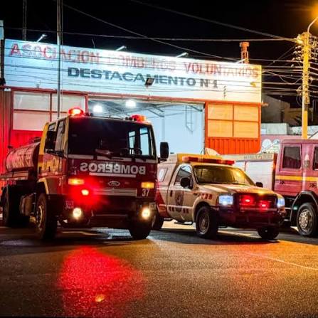 Fatal incendio en barrio Estación durante la madrugada