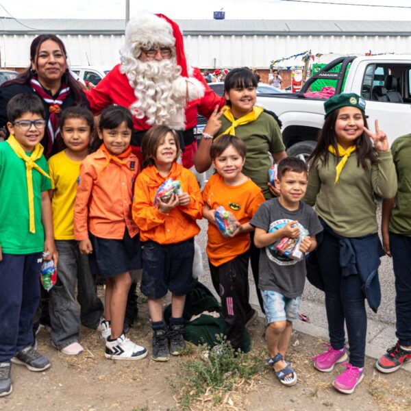 Comodoro celebró la Navidad con el recorrido de Papa Noel por los barrios