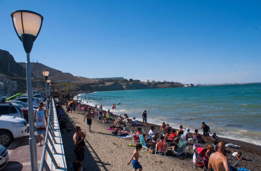 Seguirá el calor en Comodoro y Rada Tilly