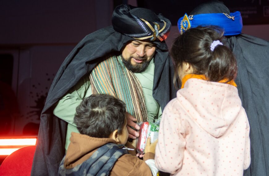 Comodoro vivió la llegada de los Reyes Magos en la Costanera