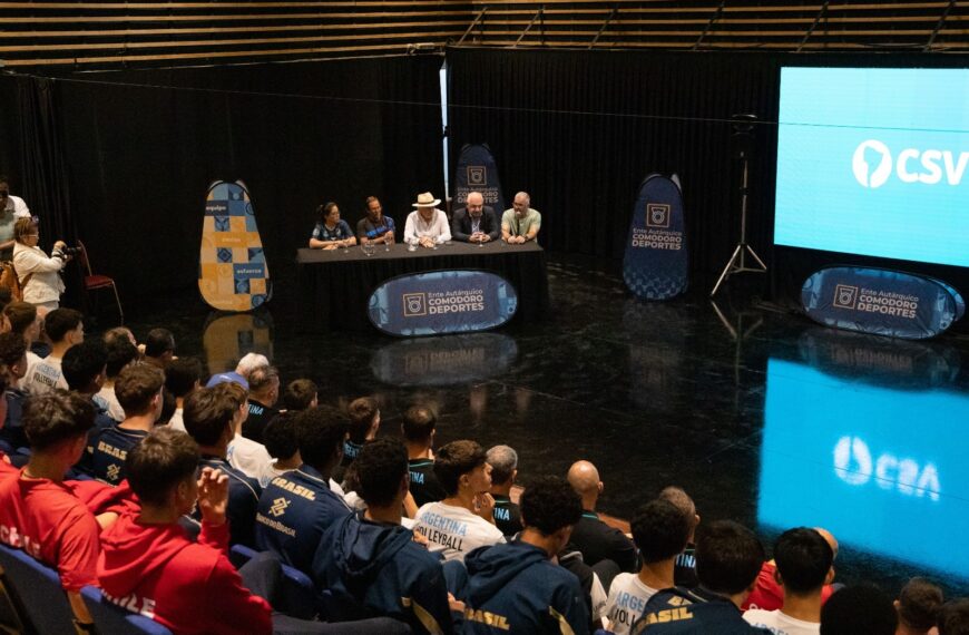 Se presentó el certamen sudamericano U17 de vóley