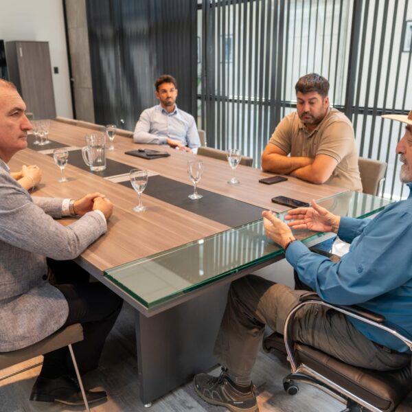 Macharashvili articula con el sector inmobiliario acciones de asistencia para los afectados por el Cerro Hermitte