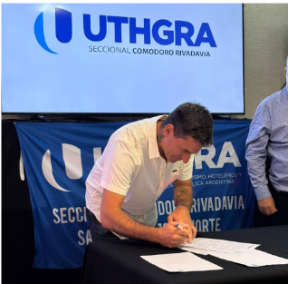 Asumió la nueva Comisión Ejecutiva de UTHGRA en Comodoro Rivadavia