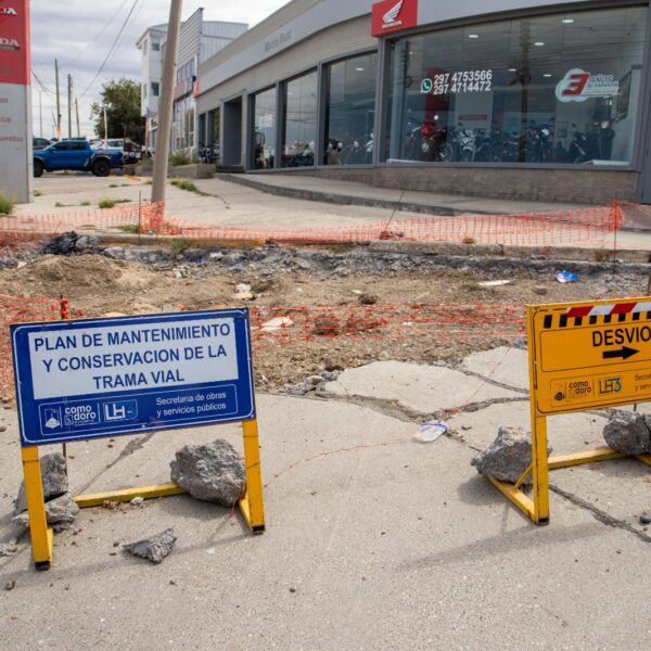 Desde el sábado se interrumpirá el tránsito en la Ruta 3 para reasfaltar el sector donde se reemplazó el pluvial deteriorado