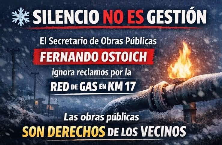 Mariela Aguilar cuestionó el silencio de Obras Públicas por la red de gas en Km 17