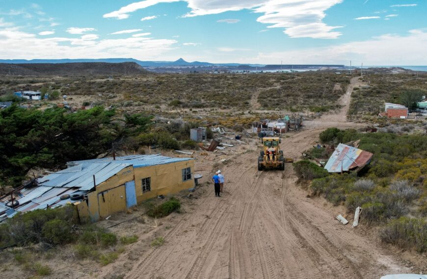 Se profundizan las tareas de ordenamiento urbano en la zona de El Faro