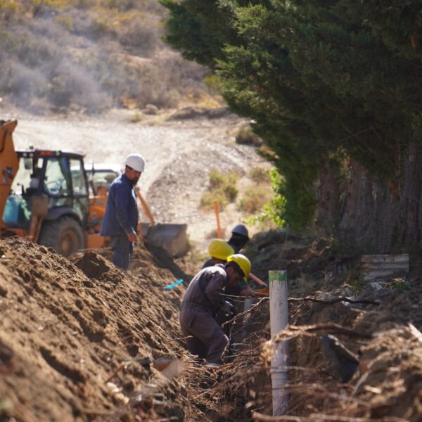 Con un 70% de avance continúa la obra de gas en el barrio Malvinas Argentinas