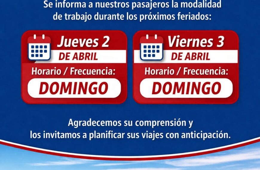 Cambios en el servicio de…